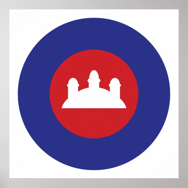 Cambodian Roundel Poster (Front)