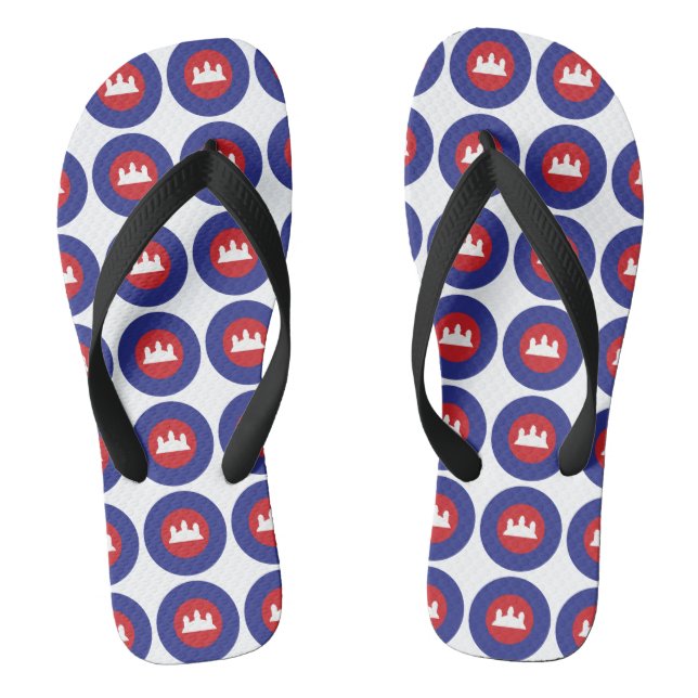Cambodian Roundel Thongs (Footbed)