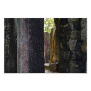 Cambodian Temple Carvings Photo Print
