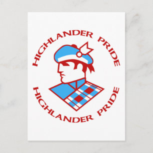 Cambria Heights Highlander Pride Design Postcard