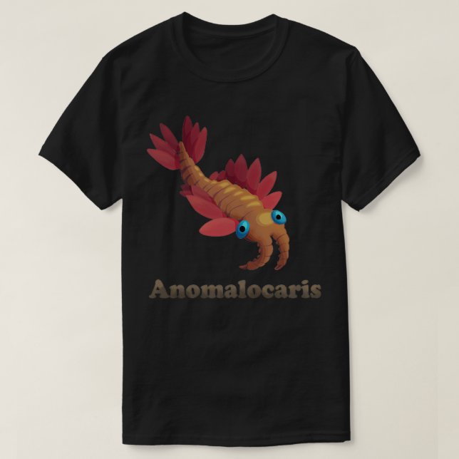 Cambrian Creatures Anomalocaris T-Shirt (Design Front)