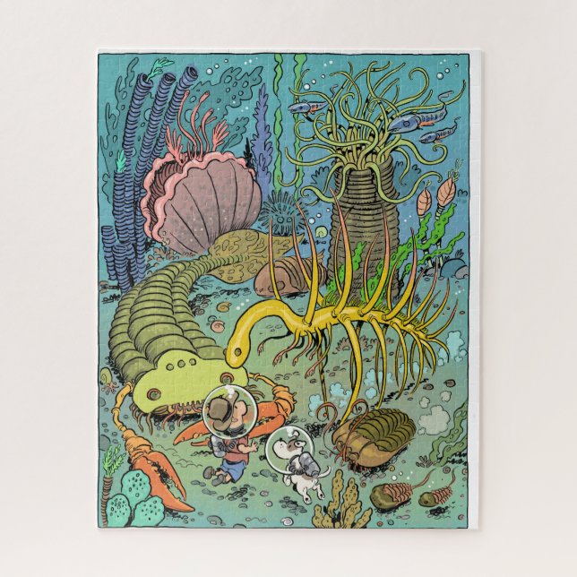 Cambrian Creatures Puzzle 520 piece (Vertical)