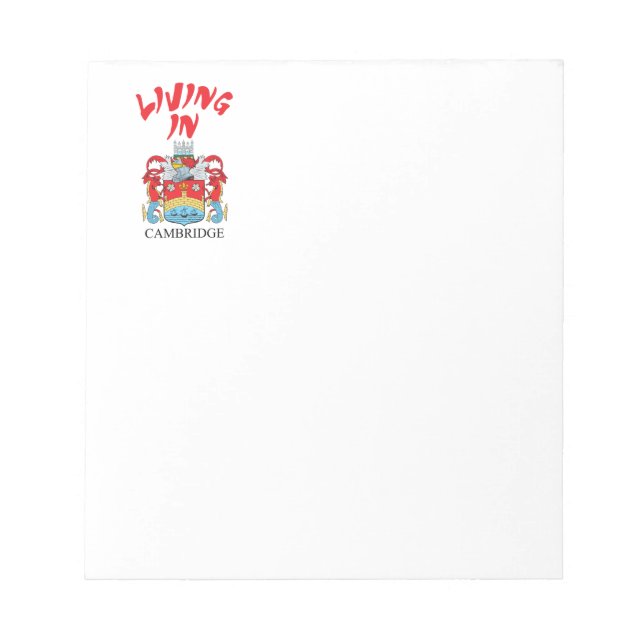 Cambridge coat of arms notepad (Front)