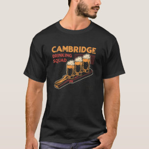 Cambridge Drinking Squad Massachusetts Beer Ma Boo T-Shirt