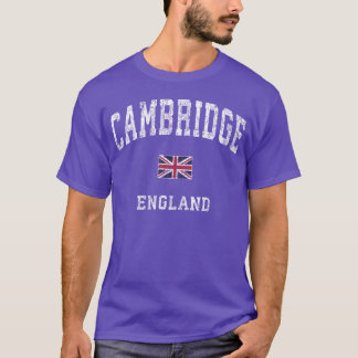Cambridge England Vintage Athletic Sports Design f T-Shirt