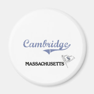 Cambridge Massachusetts City Classic Magnet