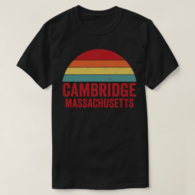 Cambridge Massachusetts T-Shirt (Design Front)
