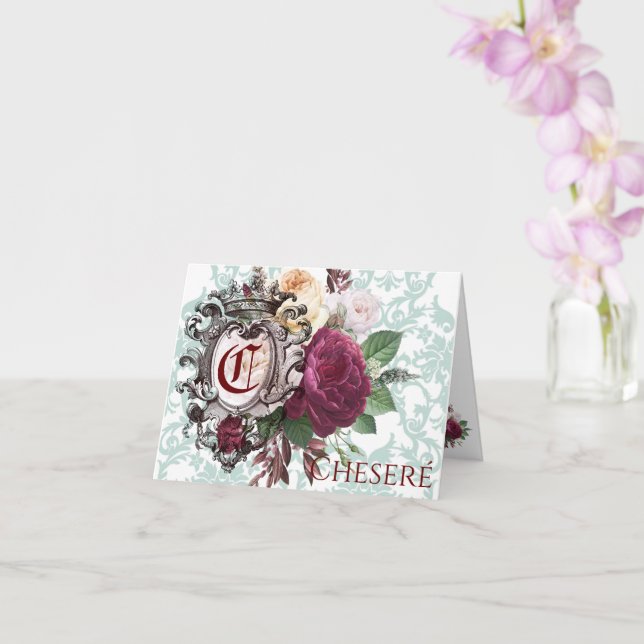 Cambridge, Personalised Notecards, Folded Card (Orchid)