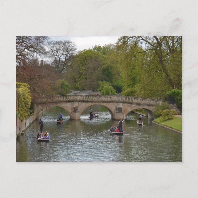 Cambridge Punting Postcard (Front)