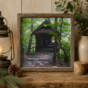 Cambron Covered Bridge, Madison County, Alabama Ceramic Tile