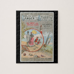 Camden and Atlantic Railroad  Puzzle + Box