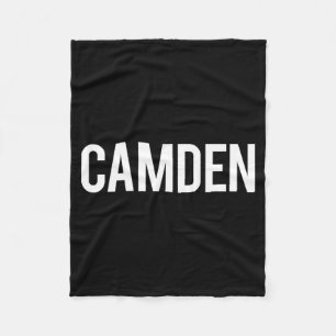 Camden Cool New Jersey Nj Fan Funny Gift Tee Fleece Blanket