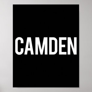 Camden Cool New Jersey Nj Fan Funny Gift Tee Poster