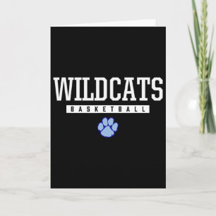Camden County Wildcats Logo Sketll Hs Card