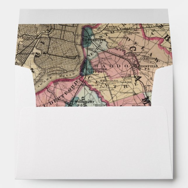 Camden, Gloucester counties, NJ Envelopes (Back (Bottom))