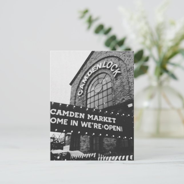 Camden Lock Holiday Postcard (Standing Front)