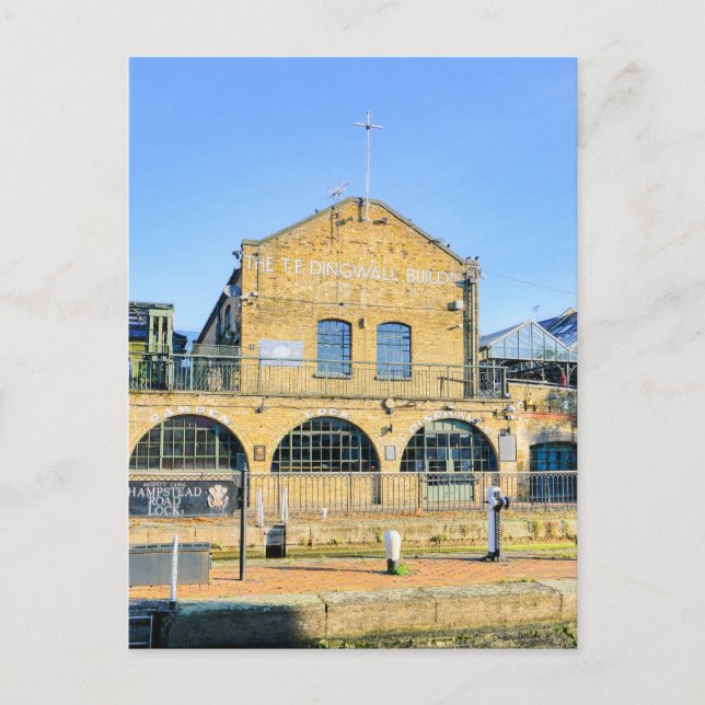 Camden Lock, London UK Postcard (Front)