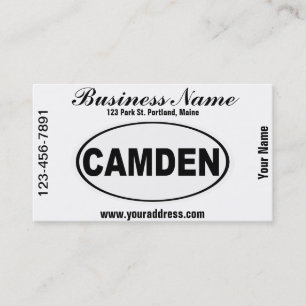 Camden Maine Business Card