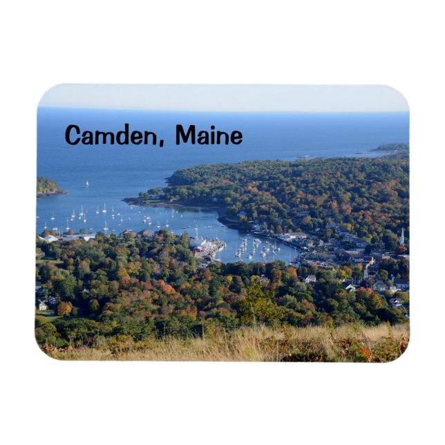 Camden, Maine harbour Magnet (Horizontal)