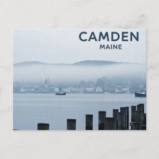 Camden Maine Travel Postcard