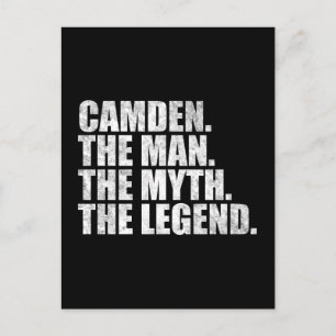 Camden name, Camden The Man The Myth The Legend Postcard