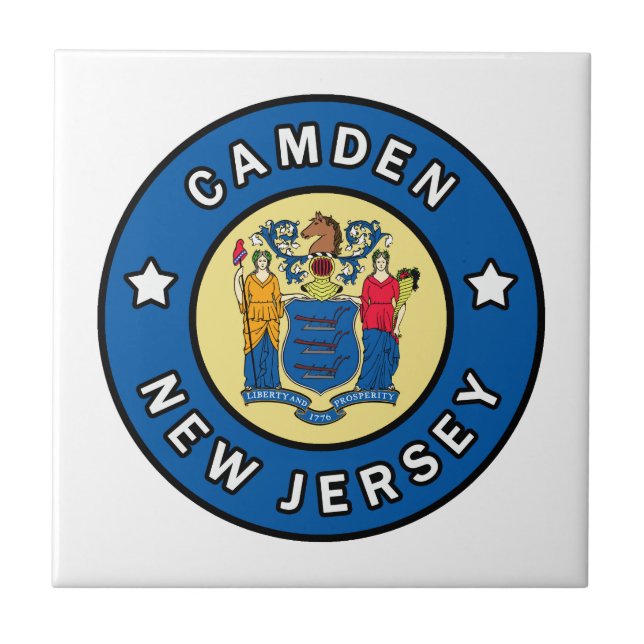 Camden New Jersey Ceramic Tile (Front)