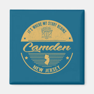 Camden New Jersey Its Where My Story Begins Magnet
