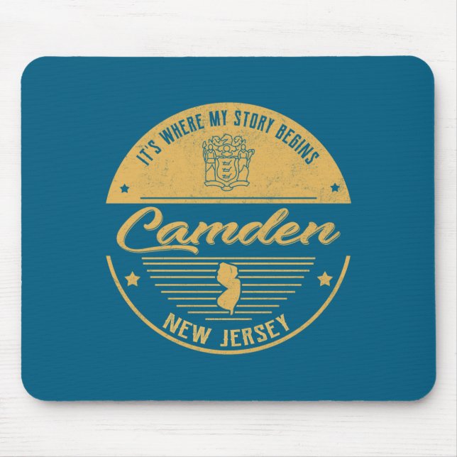 Camden New Jersey Its Where My Story Begins  Mouse Pad (Front)
