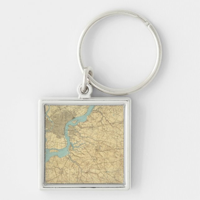 Camden, New Jersey Key Ring (Front)