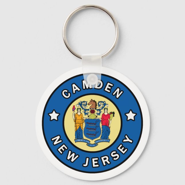Camden New Jersey Key Ring (Front)