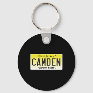 Camden New Jersey Nj Hometown License Plate Graphi Key Ring