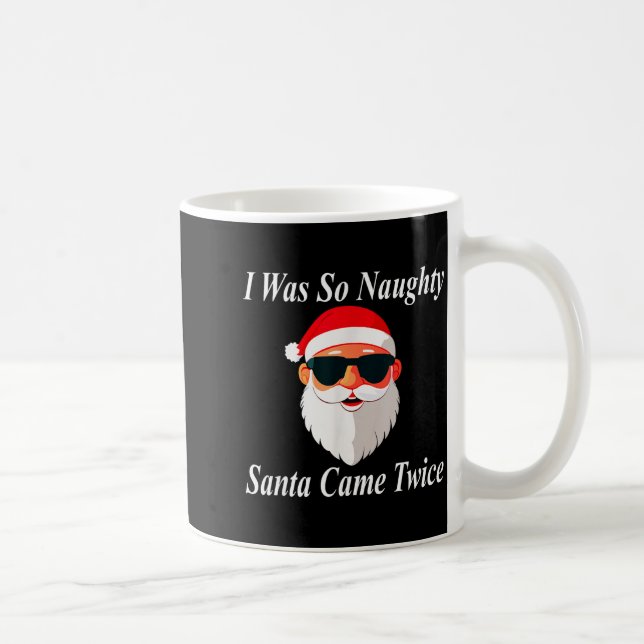 Came Twice Christmas Funny Naughty Dirty Raunchy G Coffee Mug (Right)