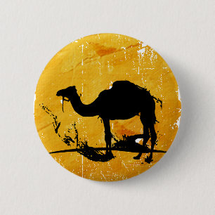 Camel 6 Cm Round Badge