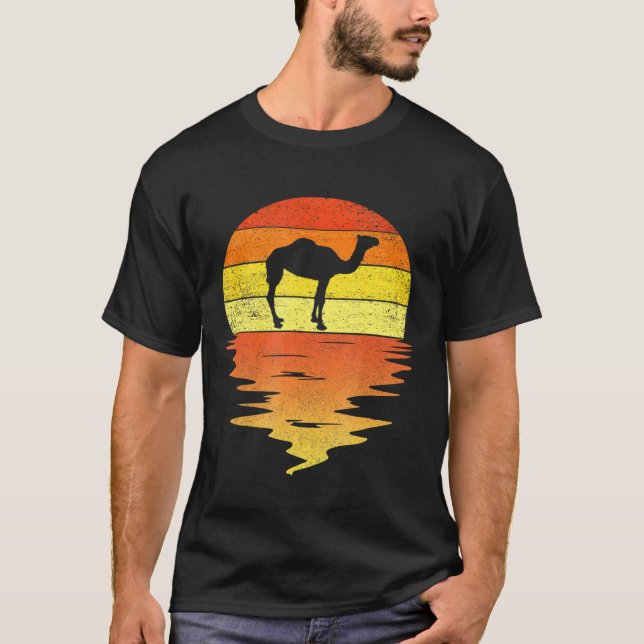  Camel 70s   sunset Camel  T-Shirt (Front)
