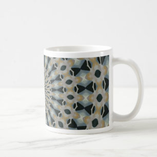 Camel and Teal Kaleidoscope Coffee Mug