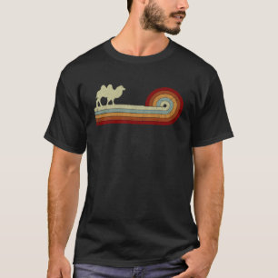 Camel Animal  Men Women Retro Style Distressed T-Shirt