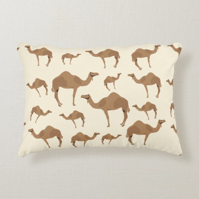 Camel Animal Pattern  Decorative Cushion (Front)