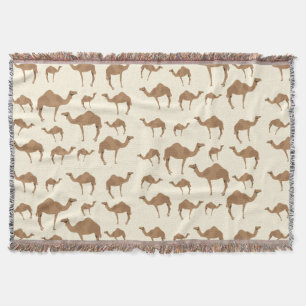 Camel Animal Pattern Throw Blanket