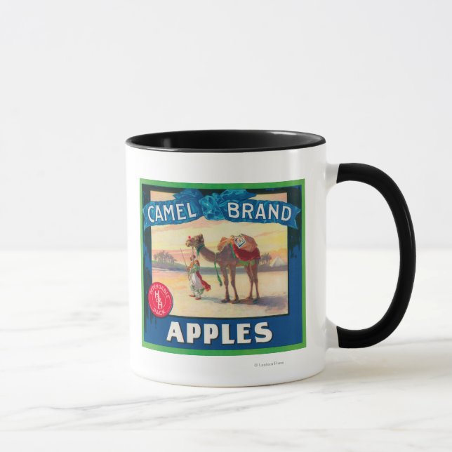 Camel Apple Label - Washington State Mug (Right)