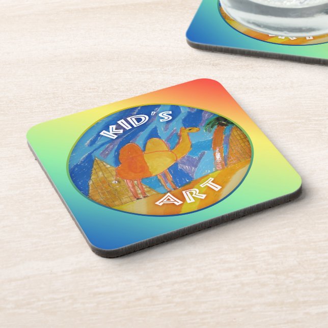 Camel Art by Kids Coaster (Left Side)