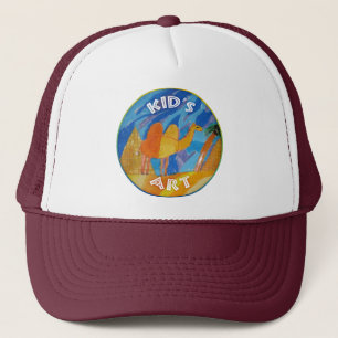 Camel Art by Kids Trucker Hat