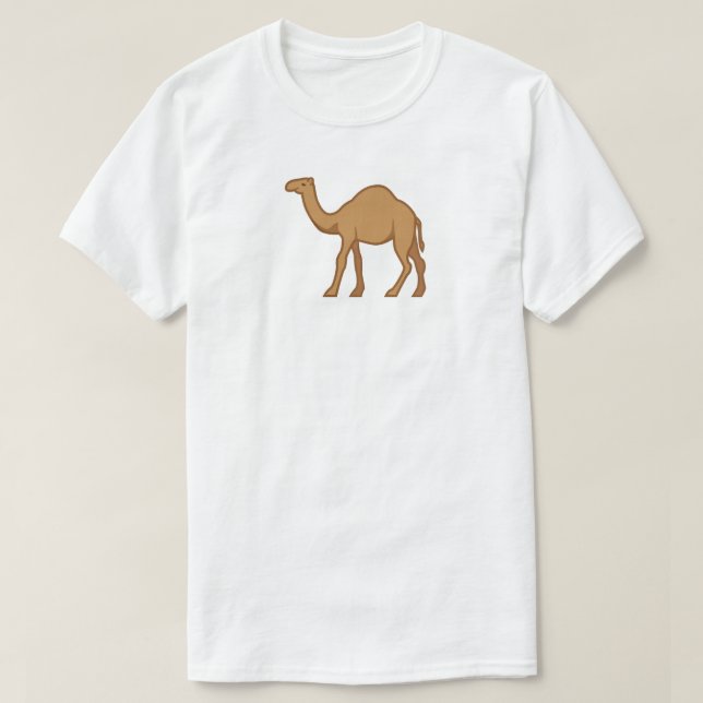Camel at Heart Emoji Logo Customisable Camel Lover T-Shirt (Design Front)