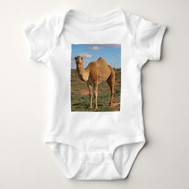 Camel Baby Bodysuit (Front)