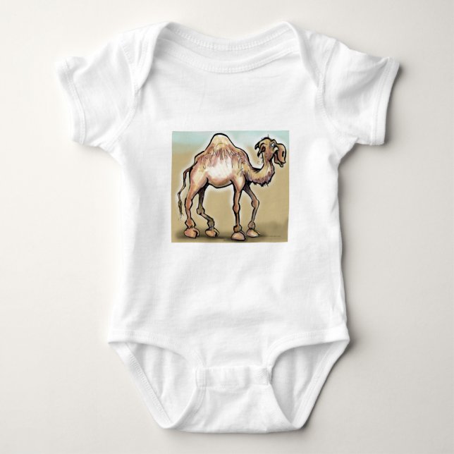 Camel Baby Bodysuit (Front)