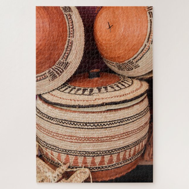 Camel Basket from Sultanate of Oman Jigsaw Puzzle (Vertical)