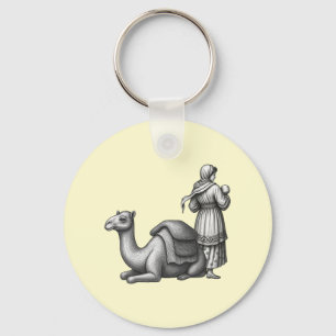 Camel & Bedouin Keychain