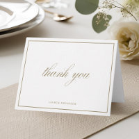 Camel Beige Classic Script Bridal Shower Folded
