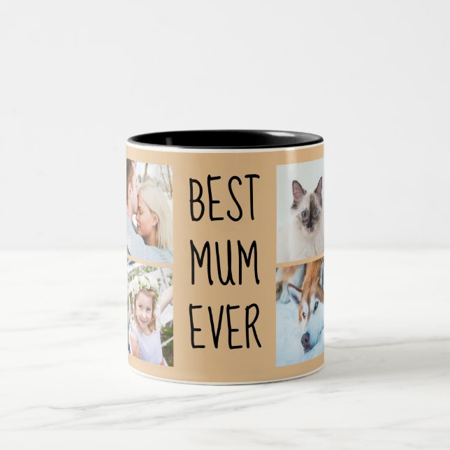 Camel | Best Mum Ever Custom Photo Mug (Center)