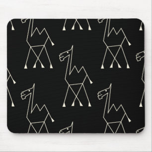 Camel, Black Mouse Pad