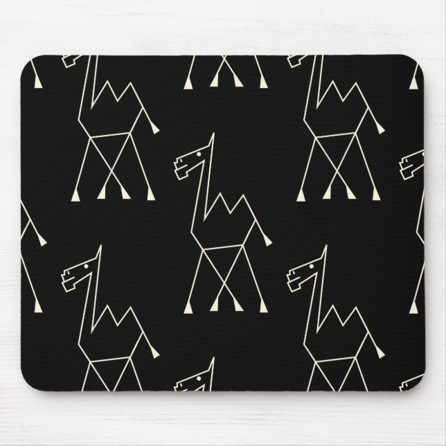 Camel, Black Mouse Pad (Front)
